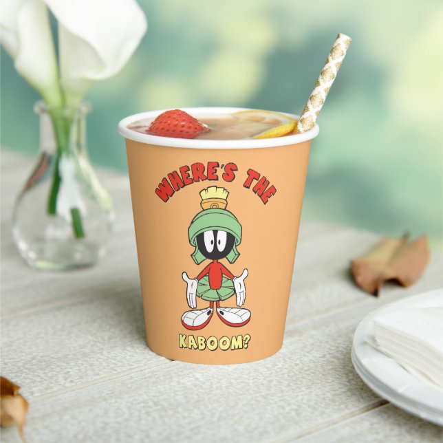 MARVIN THE MARTIAN™ Where's the Kaboom? Paper Cups (Insitu)