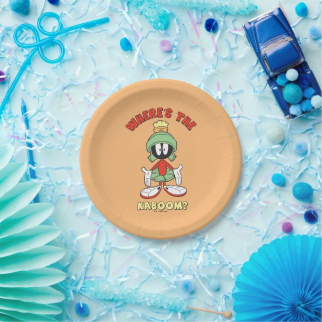 MARVIN THE MARTIAN™ Where's the Kaboom? Paper Plates (Party)