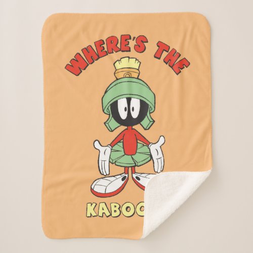 MARVIN THE MARTIANâ Wheres the Kaboom Sherpa Blanket