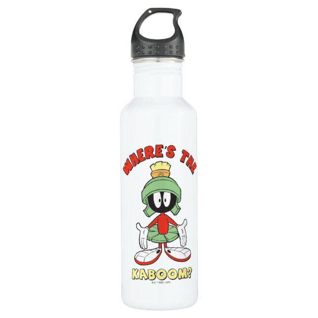 MARVIN THE MARTIAN™ Where's the Kaboom? Stainless Steel Water Bottle (Front)