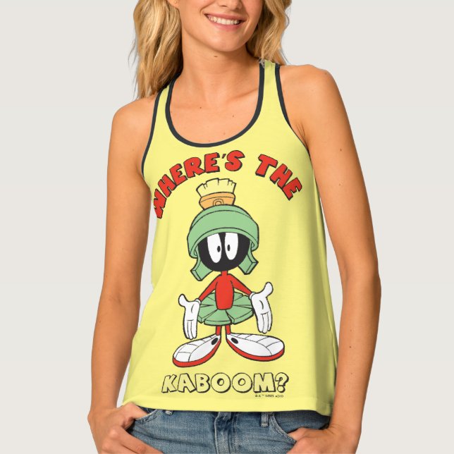 MARVIN THE MARTIAN™ Where's the Kaboom? Tank Top (Front)
