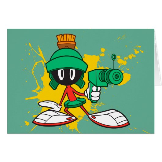MARVIN THE MARTIAN™ With a Laser Cards (Front Horizontal)