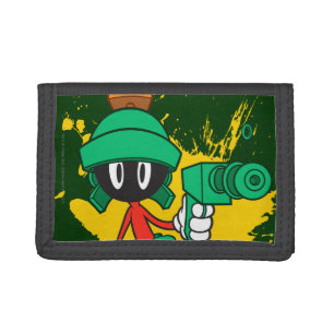 MARVIN THE MARTIAN™ With a Laser Trifold Wallet