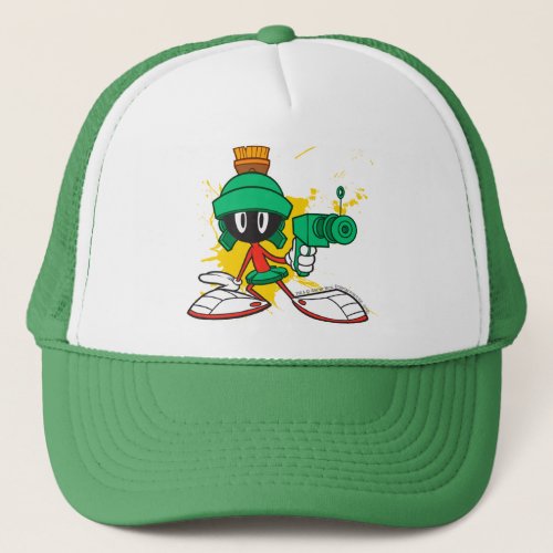 MARVIN THE MARTIAN With Gun Trucker Hat