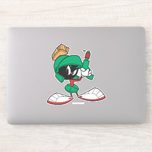 MARVIN THE MARTIAN™ with Laser Pointed Up Sticker