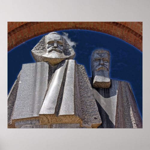 Marx and Engels Poster