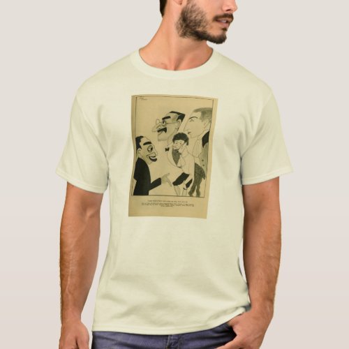 Marx Brothers 1924 caricature comedy team silent T_Shirt