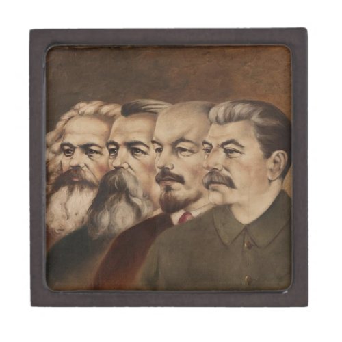 Marx Engels Lenin and Stalin Gift Box