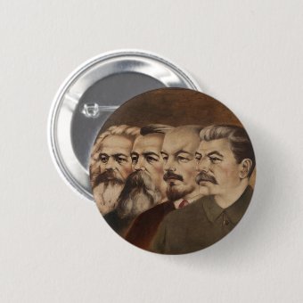 Marx, Engels, Lenin, and Stalin Pinback Button | Zazzle