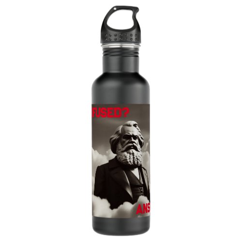 Marx has answers Water Bottle