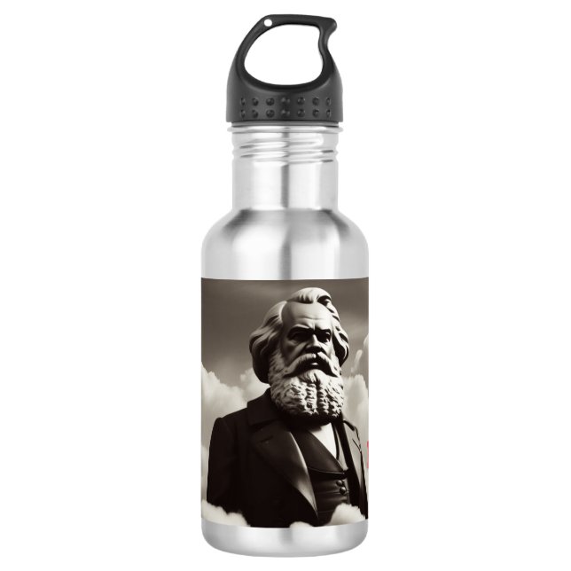 Marx has answers Water Bottle (Front)