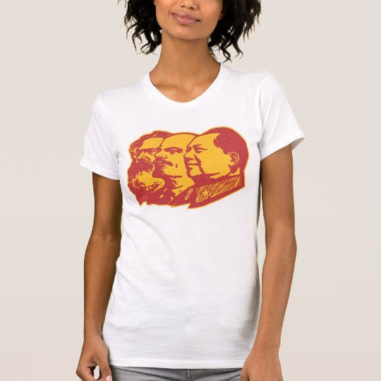 Marx Lenin Mao Portrait T-Shirt
