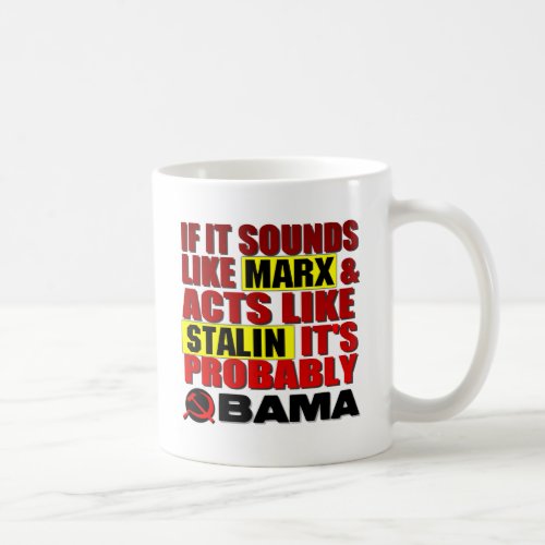 Marx Stalin Obama Coffee Mug