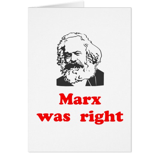 marx was right #2 cards (Front)