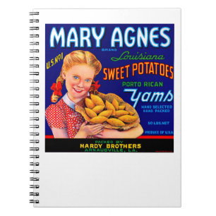 Mary Agnes Louisiana Yams Notebook