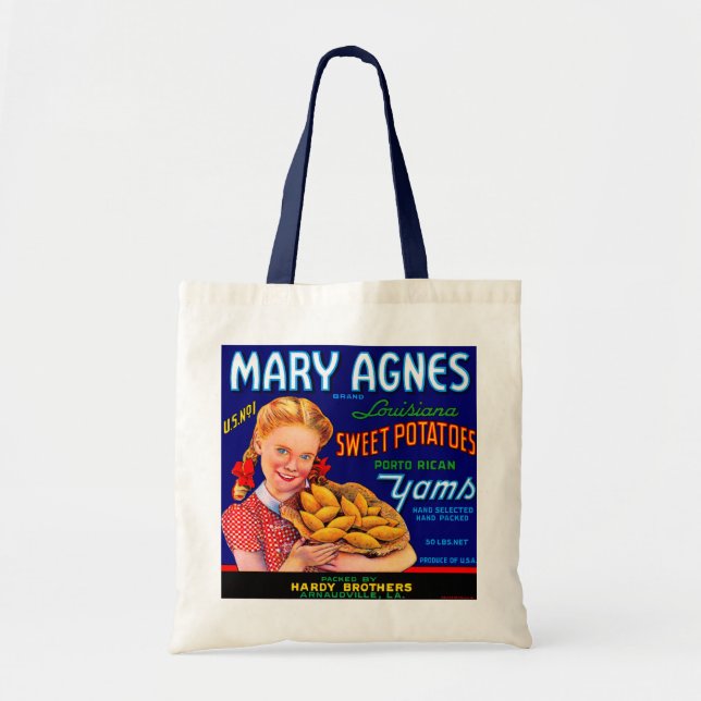 Mary Agnes Louisiana Yams Tote Bag (Front)