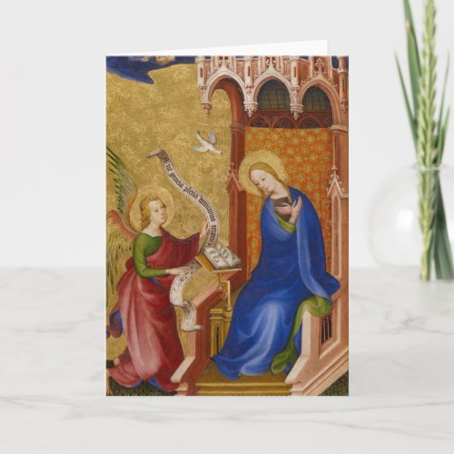 Mary and Angel of Annunciation Holiday Card