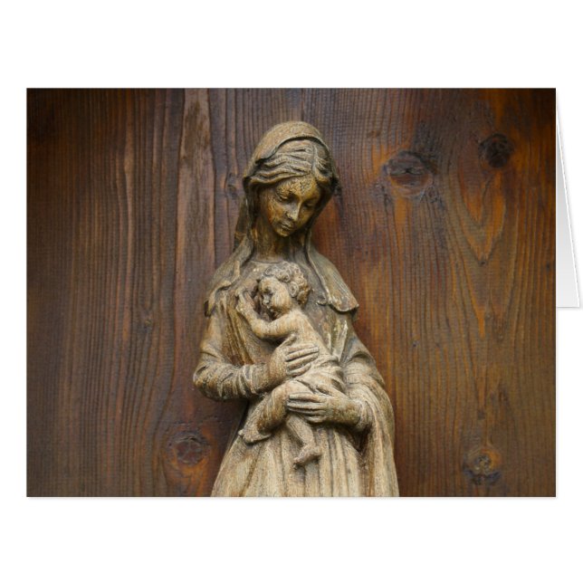 Mary And Baby Jesus Cards (Front Horizontal)