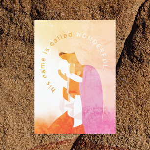 Mary and Baby Jesus Christmas Card