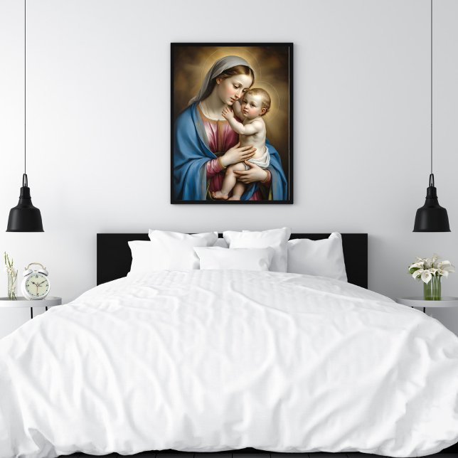 Mary And Baby Jesus Poster (Creator Uploaded)