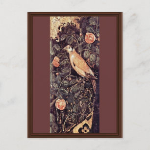 Mary And Christ Child Two Angels And A Quail Postcard
