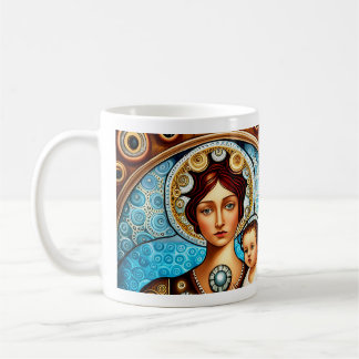 Mary and Jesus Art and quote Coffee Mug