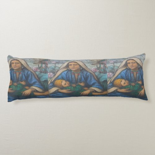 Mary and Jesus Body Pillow