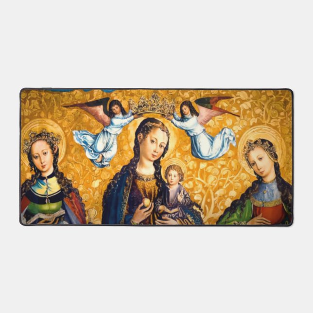 MARY and JESUS  Desk Mat (Front)