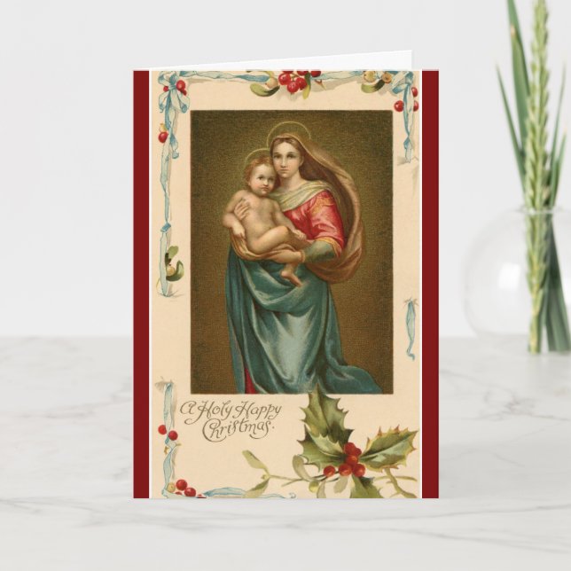 Mary and Jesus Holiday Card (Front)