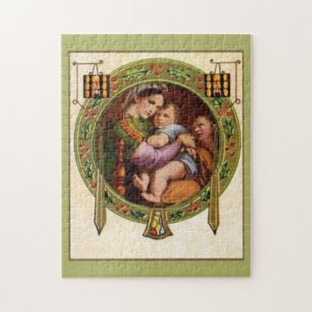 Mary And Jesus Jigsaw Puzzle by justcrosses at Zazzle