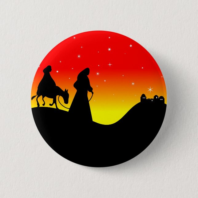 Mary and Joseph Button (Front)