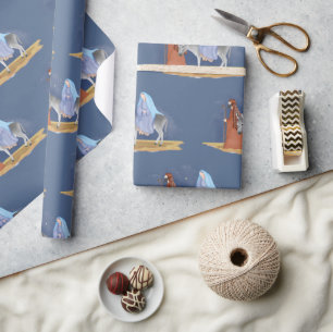 Mary and joseph Christmas Wrapping Paper