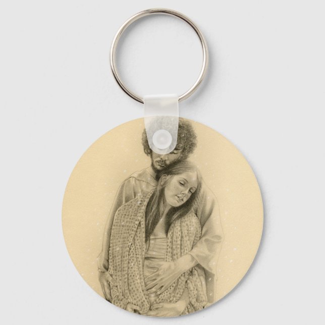Mary and joseph Keychain (Front)