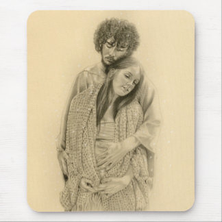 Mary and joseph Mousepad