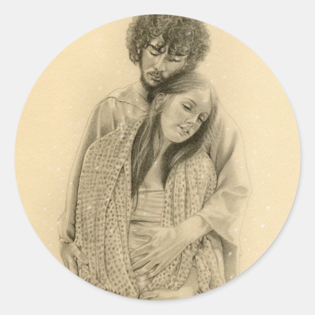 Mary and joseph Sticker (Front)