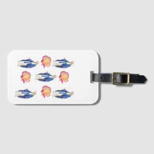 Mary and roses Luggage Tag
