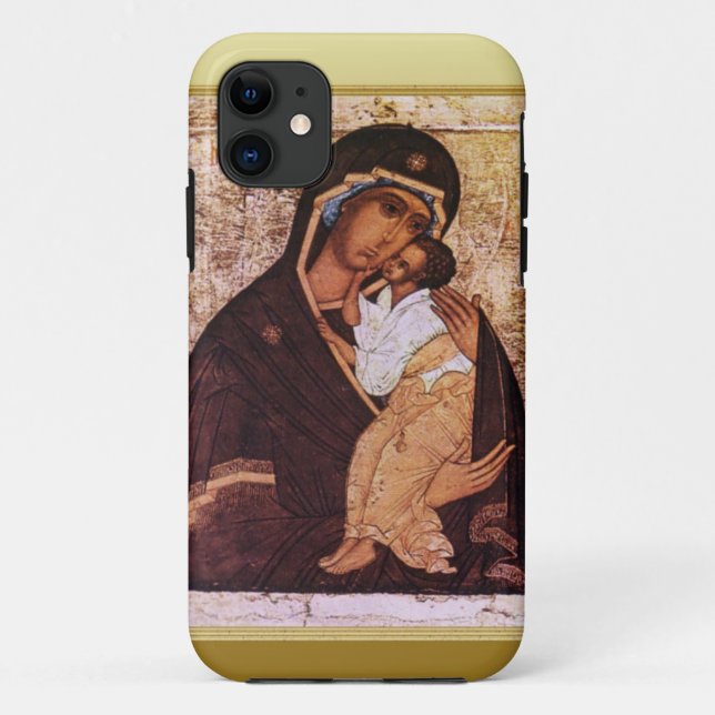 Mary and the baby Jesus Case-Mate iPhone Case (Back)