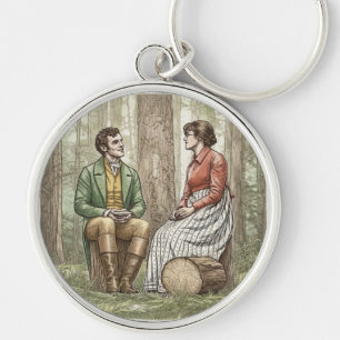 Mary and Tom from "The Other Bennet Sister" Keychain