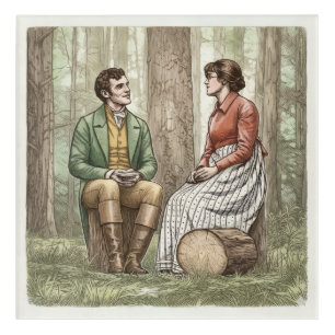 Mary and Tom in "The Other Bennet Sister" Acrylic Print