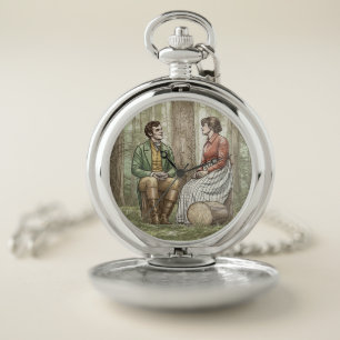 Mary and Tom in "The Other Bennet Sister" Pocket Watch