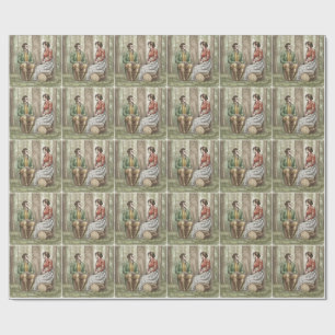 Mary and Tom in "The Other Bennet Sister" Wrapping Paper