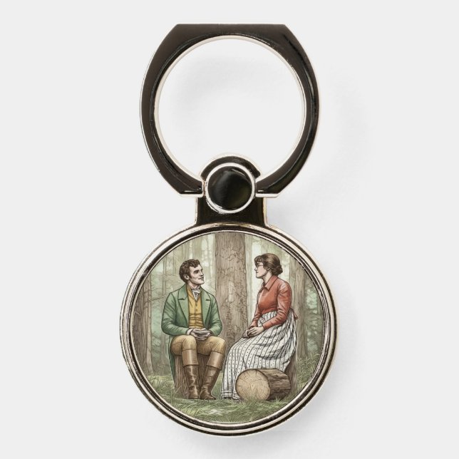 Mary and Tom Phone Ring Stand (Front)