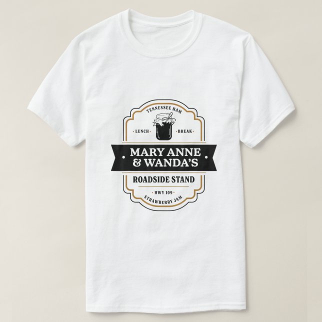 Mary Anne and Wanda farmers market Tennessee ham T-Shirt (Design Front)