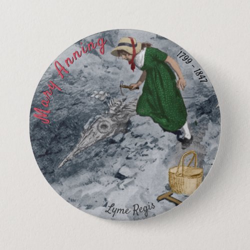 Mary Anning Button 1
