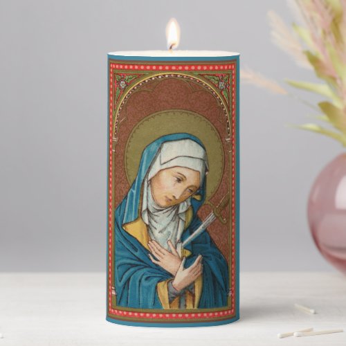 Mary as Mater Dolorosa Mother of Sorrows Pillar Candle