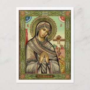 Mary at the Cross Devotional Postcard