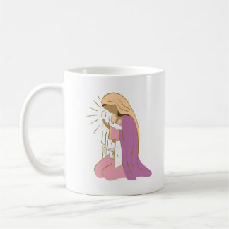 Mary & Baby Jesus Christian Christmas Coffee Mug