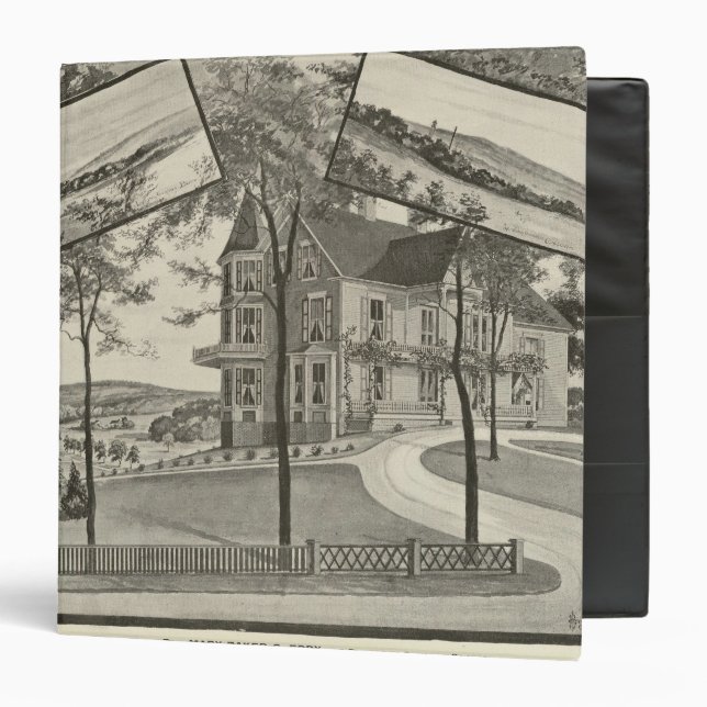Mary Baker Eddy residence 3 Ring Binder (Front/Inside)