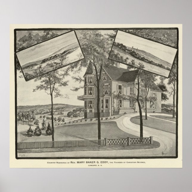 Mary Baker Eddy residence Poster (Front)