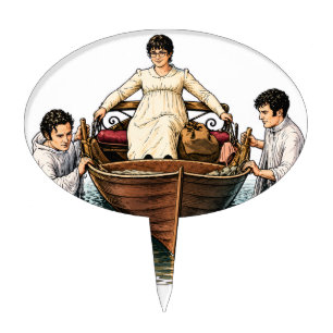 Mary Bennet's ultimate boat ride Cake Topper
